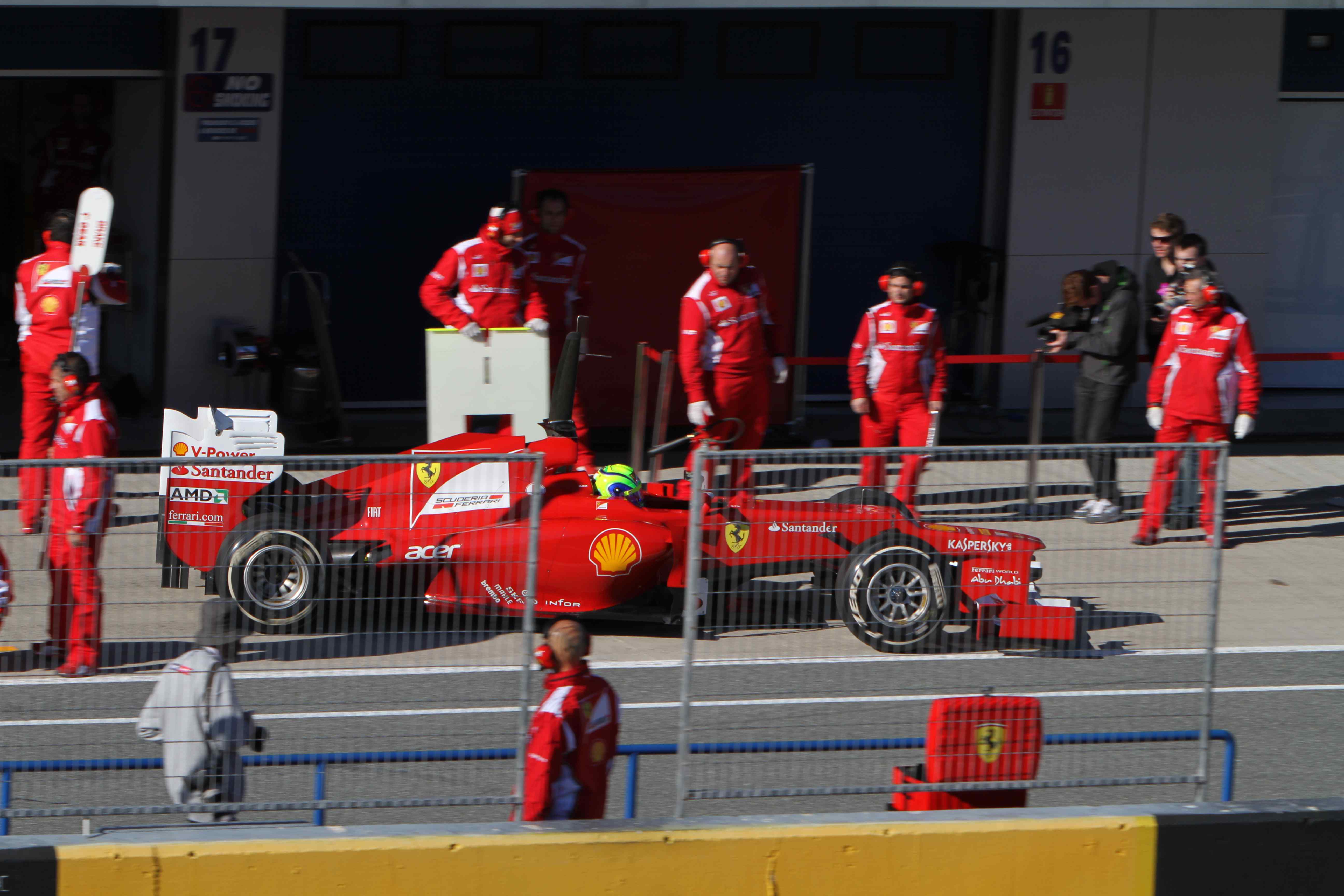 Verstappen pitbox